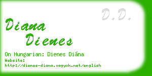 diana dienes business card